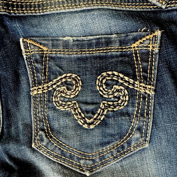 Be Rocks For Express Women's Blue Jeans Skinny Double Stitched Sz 2R - Picture 9 of 9